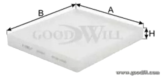 Салонный фильтр AG 460 CF GoodWill