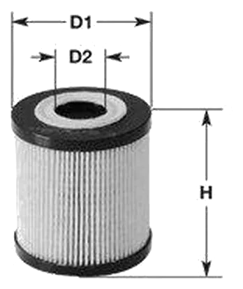 Масляный фильтр ML4511 вставка Clean Filters