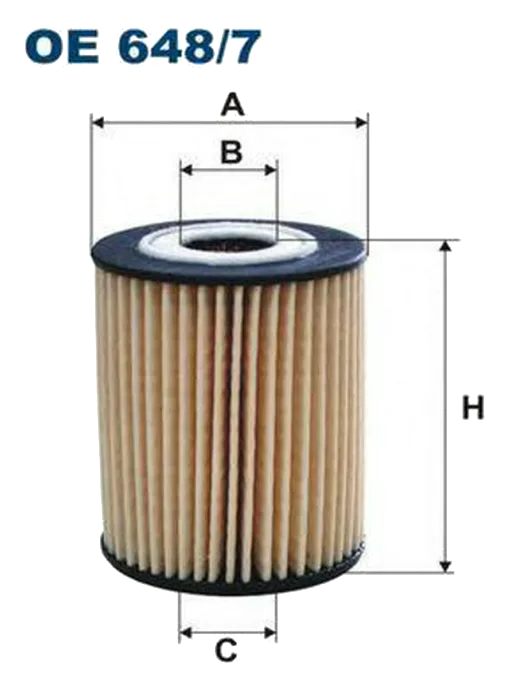Масляный фильтр Filtron OE648/7